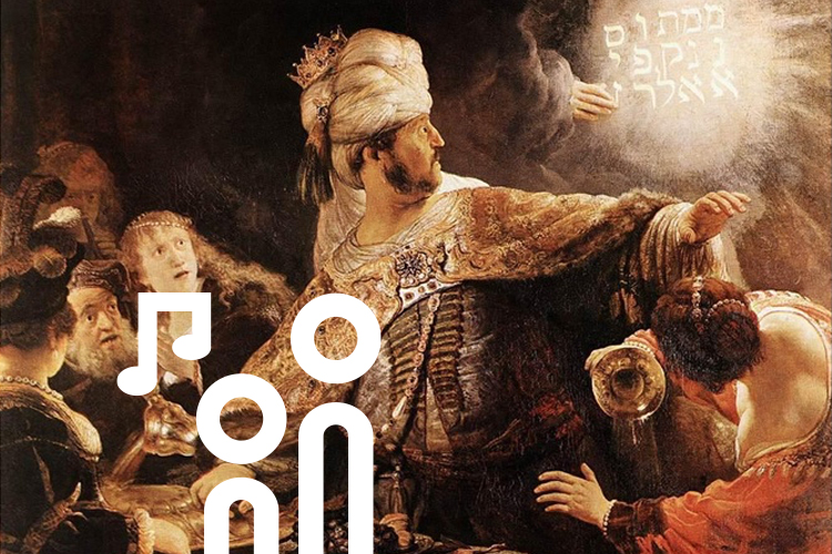 Bildmotiv för konserten Ludus Danielis, Belsassarfesten.